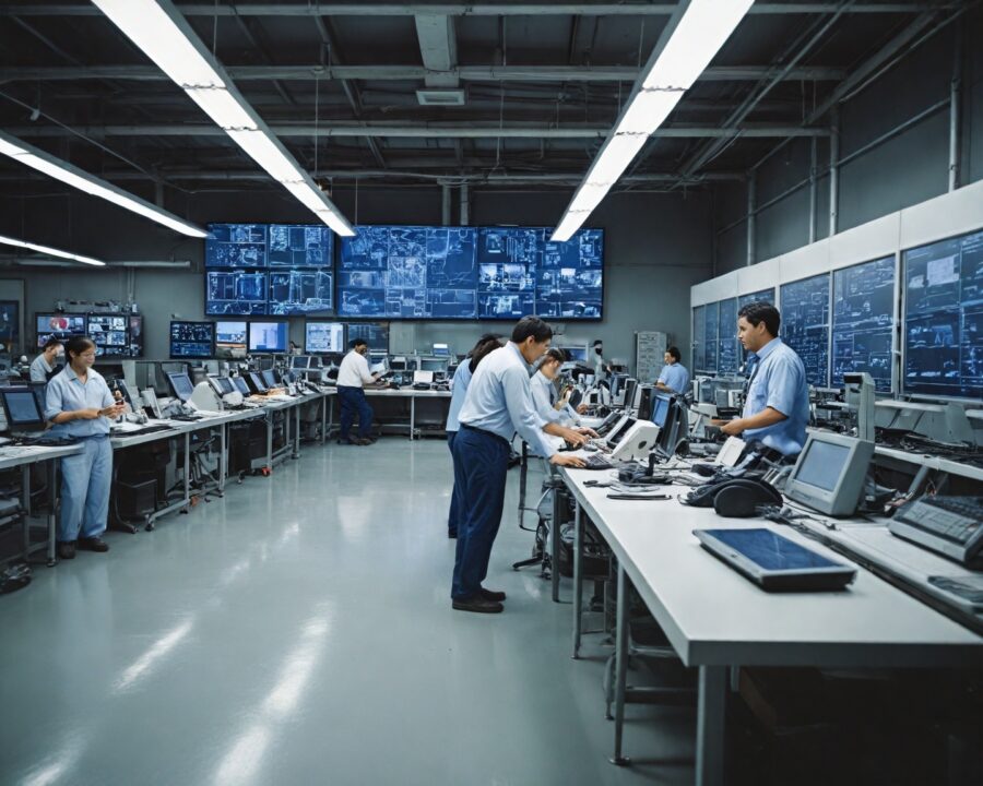 Como funciona a integração de softwares no processo fabril